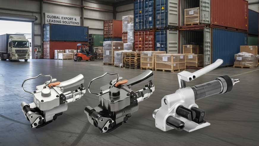 Pneumatic Strapping Machine Supplier India – Heavy Duty PP and PET Strap Machines